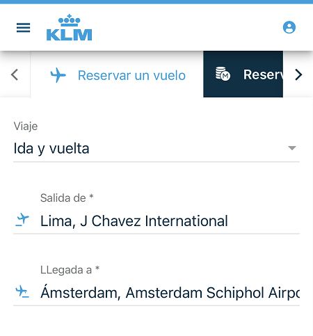 KLM Perú Código de descuento
